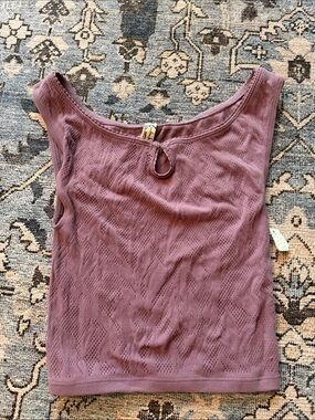 Free People Intimately Seamless Crop Tank, XS/S, Lilac